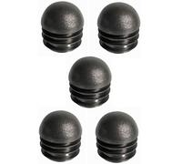 5x EMBOUT DE TUBE ROND 16MM 18MM 20MM 25MM 30MM 35MM 40MM PLASTIQUE A LAMELLES TÈTE SPHÉRIQUE PROTÈGE CAPUCHON MEUBLE CHAISE (Diamètre D = 20mm)