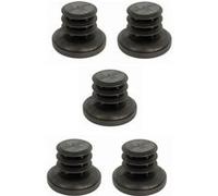 cyclingcolors 5X Embout de Tube Rond rentrant Pied Chaise Meuble Table Plastique Noir Patin (d = 15-16mm)