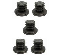 5x embout de tube rond rentrant pied chaise diamètre d = 7mm 8mm meuble table plastique noir patin