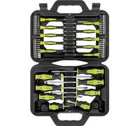 5x Goobay 74005 Mallette de tournevis 58 pièces - Set d'outils pour tous les travaux de vissage, de montage et de bricolage