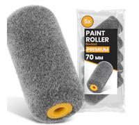5x Instalguru Rouleau 7 cm Peinture Manchon Mousse Flocage Murs Floquée