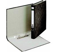 5x Leitz 1040-00-00 1040 Reliure à anneaux, A4, en carton, 2 anneaux, 35 mm, noire