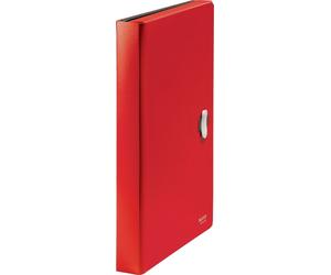5x LEITZ 46240025 Fardes à compartiments Recycle 5 compartiments rouge