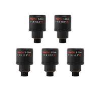5X Lentille de CCTV 1 / 2.5 Pouces 6-22mm 5MP M12 Mont Varifocal Objectif F1.6 pour 4MP / 5MP CMOS / CCD Capteur de Securite IP / AHD Camera