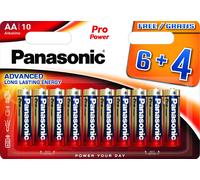 5X Panasonic Pro Power Mignon AA, LR6 AM3 ALCALINE 10 Pièces Blister MN1500