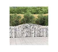 5x Paniers à Gabions Arqués Cages à Gabions Arquées Murs de Gabion Barrières de Jardin Terrasse Extérieur 3146856