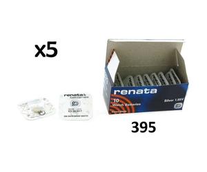 5x Piles 395 Renata pour Montre (SR927SW)