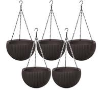 Keter Hanging Sphere Planter Lot de 5 Marron Ø35 cm 22 cm