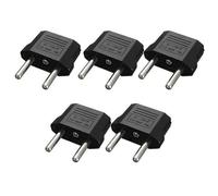 5X Prise Murale US Vers EU Adaptateur Chargeur Convertisseur Lampe Poche Phone