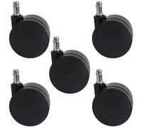 5x Roulettes Universelles T533, Charge Jusqu'à 150kg, Roulettes Pour Chaises De Bureau Multicolore