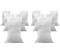 5x Sacs de Jardin et Déchets en Polypropylène Ultra Résistant - 105 x 55 cm - Made in Italy - Sac Polyvalent pour Emballage, Légumes, Sable, Gravats, Bricolage - Conteneur d'Objets - Blanc (Lot de 2)