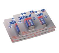 5X XCELL Lithium 9V Bloc 1200 mAh 6AM6 Dans Un Blister