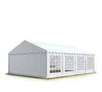 TOOLPORT PRO 5x8 m tente de réception, PVC 700, H. 2 m, blanc - (6114)