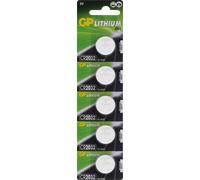 5XCR 2032 GP - Pile bouton lithium, 3 V, 210 mAh, 20,0 x 3,2 mm, lot de 5