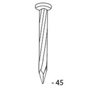 6 000 Pointes en Rouleaux 16° Liaison Sheet (Coil) - Acier Hdg - S 2.5x45 mm - D-Work