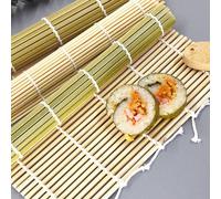 6/1 pièce Tapis de roulage de sushi en bambou, nori pour le roulage de sushi, kit d'outils tissés à la main, enveloppe à sushi et boule de riz (Référence de l'image d'échantillon de grande commande 8)