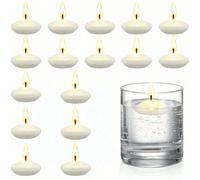 6/10/16 pièces Petites bougies flottantes pour mariages et fêtes Taille Unique,Blanc 10 pièces,Blanc 6 piècesCire