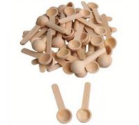 6/10/20PCS Mini cuillères à assaisonnement en bois, cuillères en bois de 6,8cm/2,6 pouces pour bocaux, petites cuillères en bois pour épices & condiments, petites cuillères en bois pour miel, thé, sel