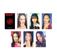6/10 cartes photo KATSEYE Ensemble de cartes d'album Novel Idol Mini KATSEYE Merch Ensemble de cartes photo Cadeau pour fans Filles Fans
