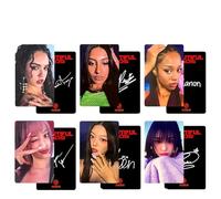 6/10 cartes photo KATSEYE Ensemble de cartes d'album Novel Idol Mini KATSEYE Merch Ensemble de cartes photo Cadeau pour fans Filles Fans