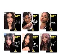 6/10 cartes photo KATSEYE Ensemble de cartes d'album Novel Idol Mini KATSEYE Merch Ensemble de cartes photo Cadeau pour fans Filles Fans