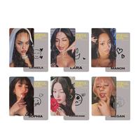 6/10 cartes photo KATSEYE Ensemble de cartes d'album Novel Idol Mini KATSEYE Merch Ensemble de cartes photo Cadeau pour fans Filles Fans