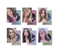 6/10 cartes photo KATSEYE Ensemble de cartes d'album Novel Idol Mini KATSEYE Merch Ensemble de cartes photo Cadeau pour fans Filles Fans