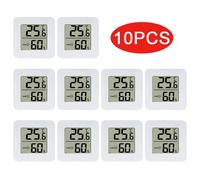 6-10 pièces thermomètre numérique hygromètre intérieur Mini température LCD moniteur électronique hygromètre chambre extérieure bébé 10PCS Type 4