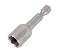 6-13mm Nut Driver Socket 1/4" Hex Shank Drill Bit(10mm) | Fits 6-13mm nuts, 1/4" hex shank, pour quick release design, saves time on changes