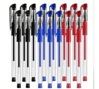 6-15 pièces/set Stylos de signature de bureau neutres à norme européenne, pointe balle de 0,5 mm, rouge, bleu, noir, papeterie pour étudiants, rentrée scolaire ABS