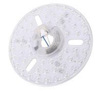 6,3 Pouces 24W Kit de Modernisation de Lumière de Ventilateur de Plafond LED, 3CCT, 3000K 4000K 6000K Dimmable, Remplacement de la Lumière LED du Ventilateur de Plafond, (White)