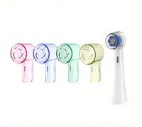 6/4/1 pièce Couvre-têtes de brosse à dents, Couvre-têtes de brosse à dents en plastique, Compatible avec les têtes de rechange Io Extreme Clean Gentle Care et les brosses à dents électriques de la sér
