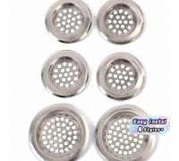 6/4/3/2 pièces Kit de passoire d'évier en acier inoxydable, bouchon anti-cheveux - Couvercle anti-bouchage universel pour baignoire, douche, évier de cuisine, facile à installer, produit essentiel pou