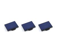 [6/58B-3] Trodat Lot de 3 Cassettes encreur de rechange pour tampon 6/58B Bleu