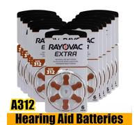 6-60 pièces Rayovac Batteries pour appareils auditifs 1.45V 312 312A A312 PR41 batterie Zinc Air pour appareils auditifs BTE CIC RIC OE