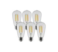 Otio - 6 ampoules connectées WIFI LED E27 7W