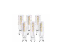 : 6 ampoules LED G9 - 4.5 W - 480 lm - Blanc chaud