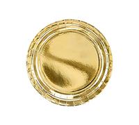 6 Assiettes Gold 23cm