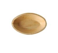 6 ASSIETTES OVALES 18CM PALMIER BIODEGRADABLES