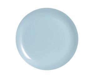 6 assiettes plates 25cm Diwali Paradise Blue - Luminarc