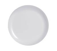 6 assiettes plates Diwali Granit - Luminarc - verre opale extra résistant