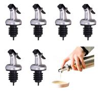 6 becs verseurs acier inoxydable scellables, distributeurs bouchons bouteilles alcool cuisine bar