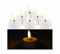 6 bougies chauffe-plat LED avec minuterie