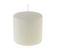 6 bougies cire, diamètre 10 cm, hauteur 10 cm, couleur crème, durée 93 heures - Pour les événements et la décoration - Cereria Di Giorgio