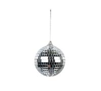 6 Boules à facettes 8 cm - Argent