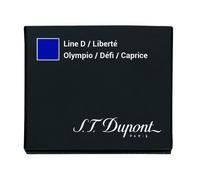 6 Cartouches Bleu Royal Stylo Plume Dupont Défi