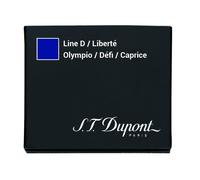 6 cartouches bleu royal stylo plume dupont défi