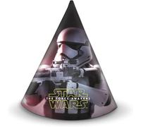 6 Chapeaux de fête Star Wars VII - Taille Unique