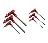 6 clés torx sur poignée, T10 à T40, 66PTXJ6 SAM OUTILLAGE