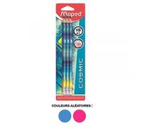 6 Crayons Graphite - Embout Gomme - Mine Hb - Cosmic Teens - Maped